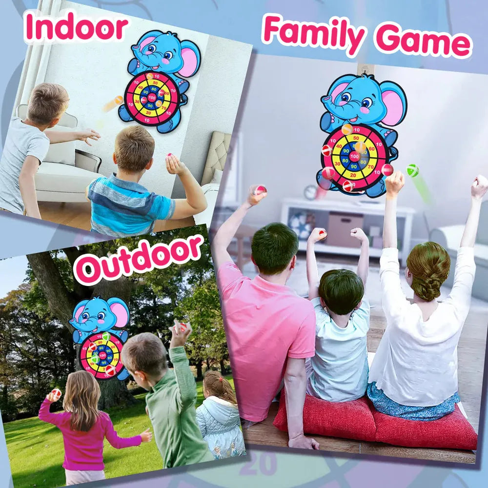 Kidology Large Dart Board Set for Kids