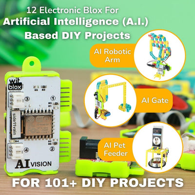 Robotics with AI kit || DIY STEM Projects with AI-based applications  || Plug & Fit Modular Electronics Circuits || Arduino Compatible