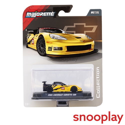 Majorette Original 2005 Chevrolet Corvette C6R Licensed Diecast Car | 1:64 Scale (7 Years till Grown Ups)