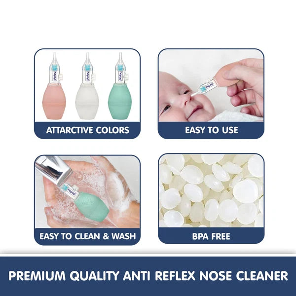 Hopop Anti-Reflux Baby Nose Cleaner | Gentle & Safe Nasal Aspirator