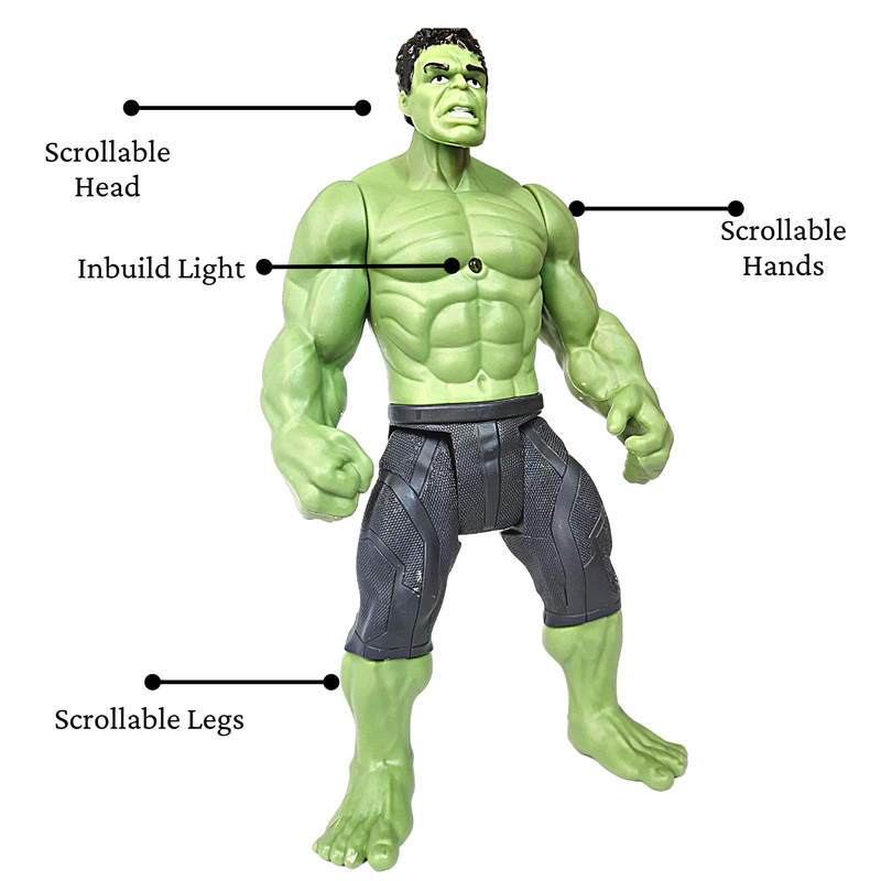 Hulk | Hulk Action Figure | Thor | Thor Hammer Toy | Thor Action Figures (Hulk & Thor - 2 in 1)