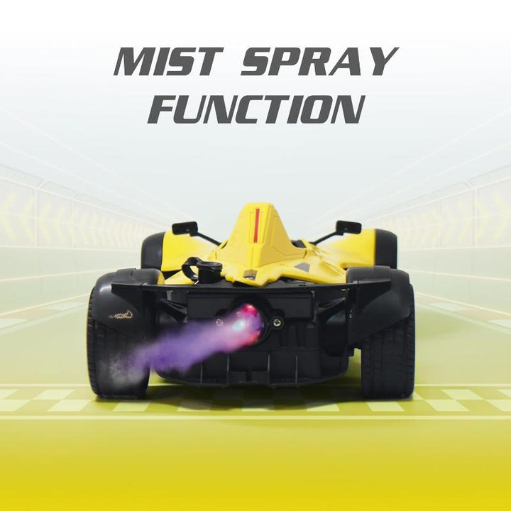 Diecast Remote Control Mist Spray Racing Car F1 with LED Light & Sound | 1:12 Scale Model