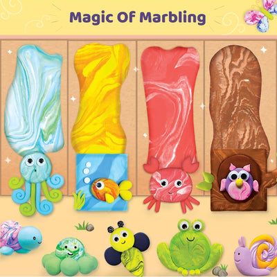 Magic Clay - Marbling Animals Activity Kit