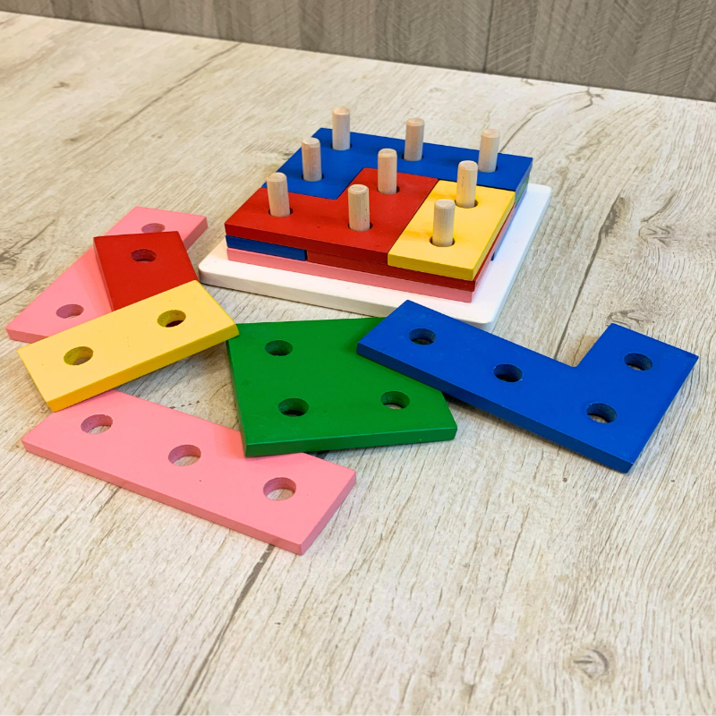 Wooden Tetris Block Puzzle