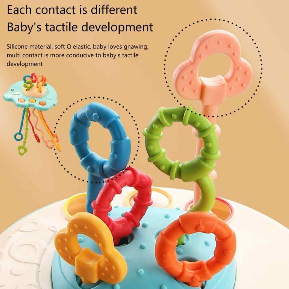Kidology New Octopus Silicone Pulling Toy