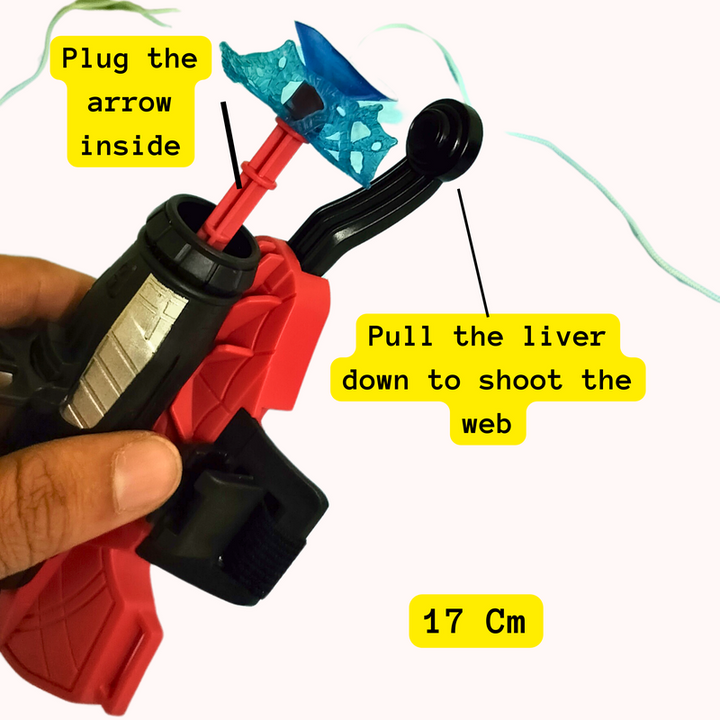 Spiderman Web Shooter (Web Shoot Launcher)