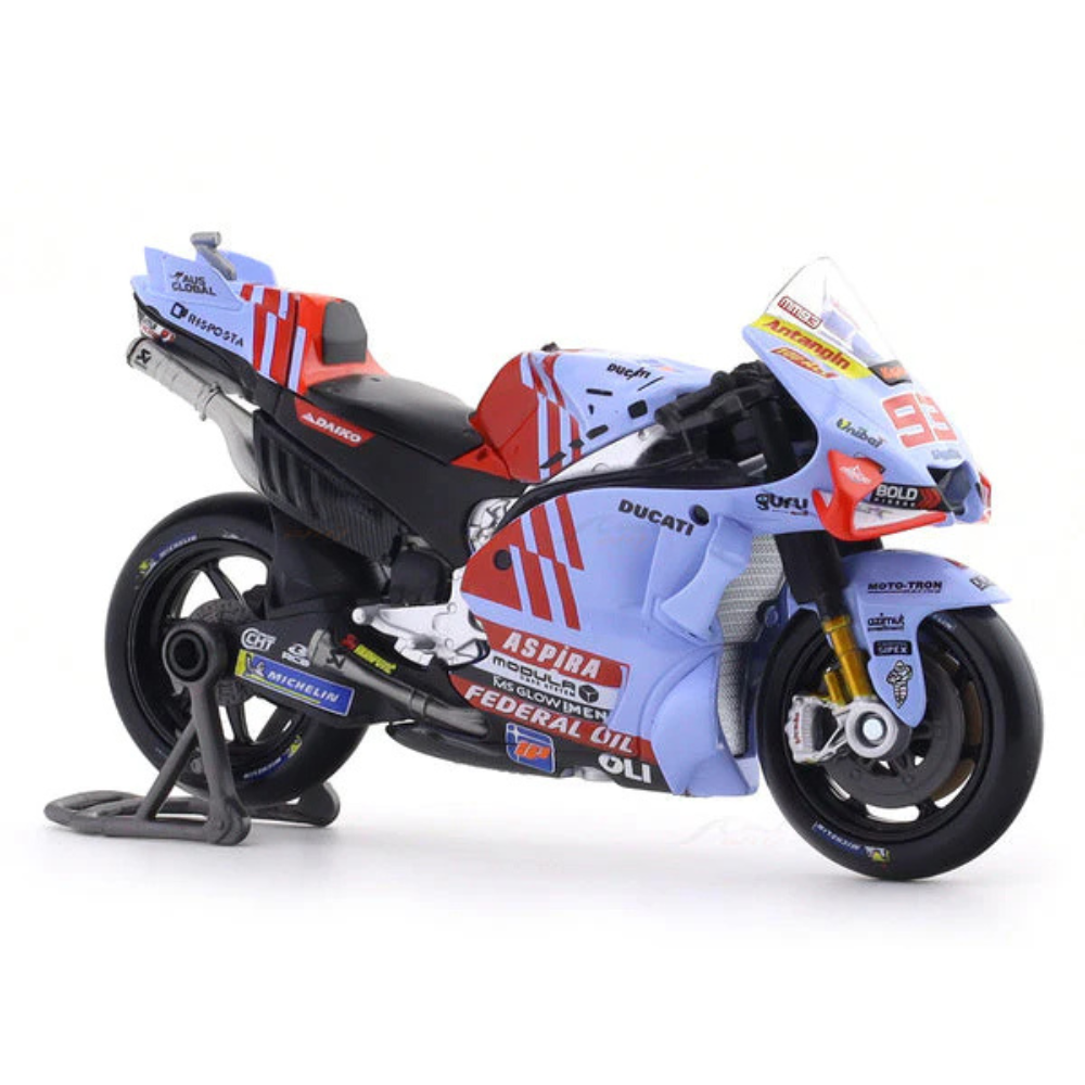 Maisto Original Ducati Gresini Racing Team 2024 Licensed Diecast Bike | 1:18 Scale (14 Years till Grown Ups)