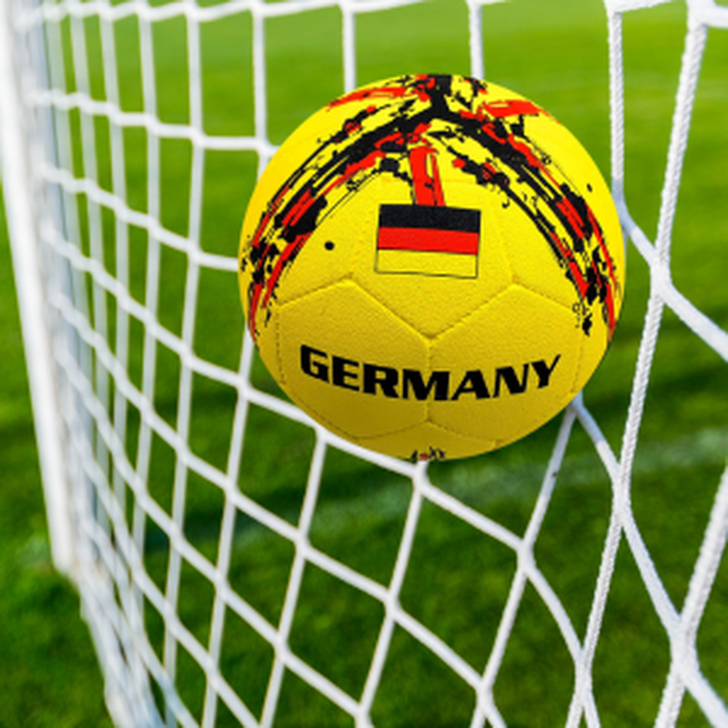 Flag Molded Rubber Football Soccer Ball (Germany), Size-5