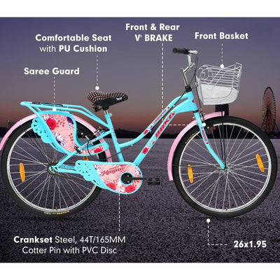 Magna IBC 26T Bicycle | Light Blue and Pink | (COD not Available)