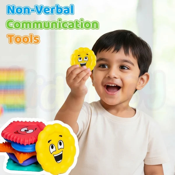 Kidology Sensory Stress Shape Toys for Kids – Colorful Fidget & Tactile Play Toy