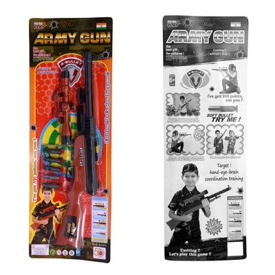 Army Soft Blaster with 5 Darts