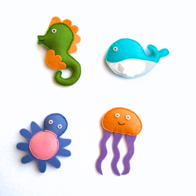 Sea Animal Toys (Set of 12)