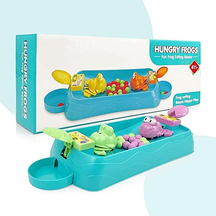 Hungry Frogs Bean Board Game for 2 Players (Assorted Colours)