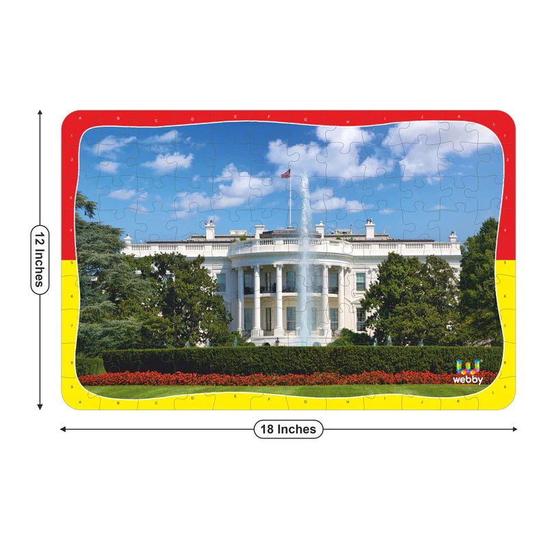 The White House Wooden Jigsaw Puzzle, 108 Pieces