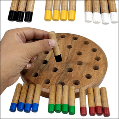 Wooden Memory Matchstick Chess Game