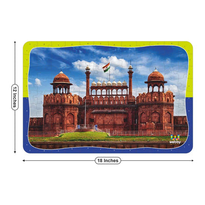 Red Fort Wooden Jigsaw Puzzle, 108 Pieces