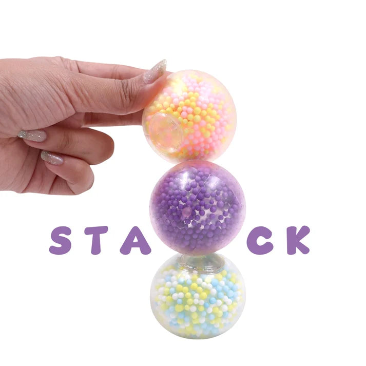 Scoobies Foamazing Balls – 3 Squishy + 1 Fuzzy Spiky Sensory Ball (Set of 4)