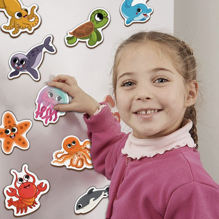 Sea Animals Fridge Magnets (Set of 10)