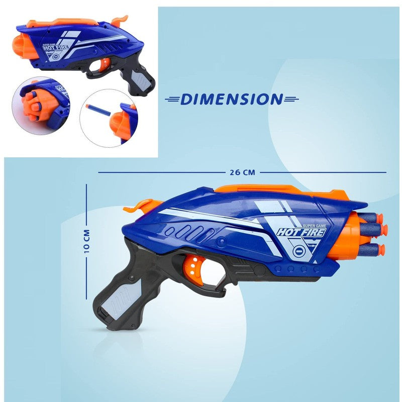 Hot Fire Soft Blasters Blaze Storm Bullet Blaster with 10  Foam Bullets