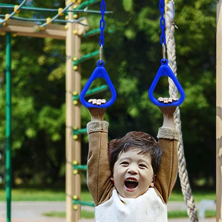 Gym Trapeze Ring with Chain Set for Kids