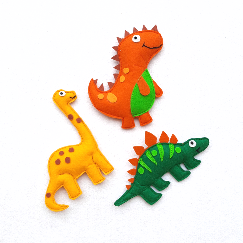 Stegosaurus, Tyrannosaurus Rex, Diplodocus, Brontosaurus, Iguanodon, and Protoceratops Dinosaur Toys (Set of 6)