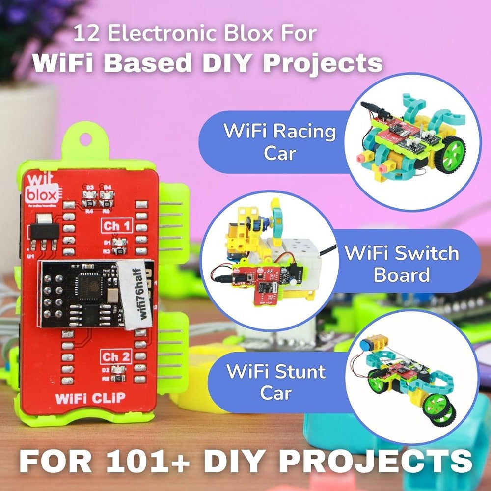 Robotics IoT kit || Wifi Control for your DIY Projects ||  Plug & Fit Modular Electronics Circuits || Compatible with Arduino