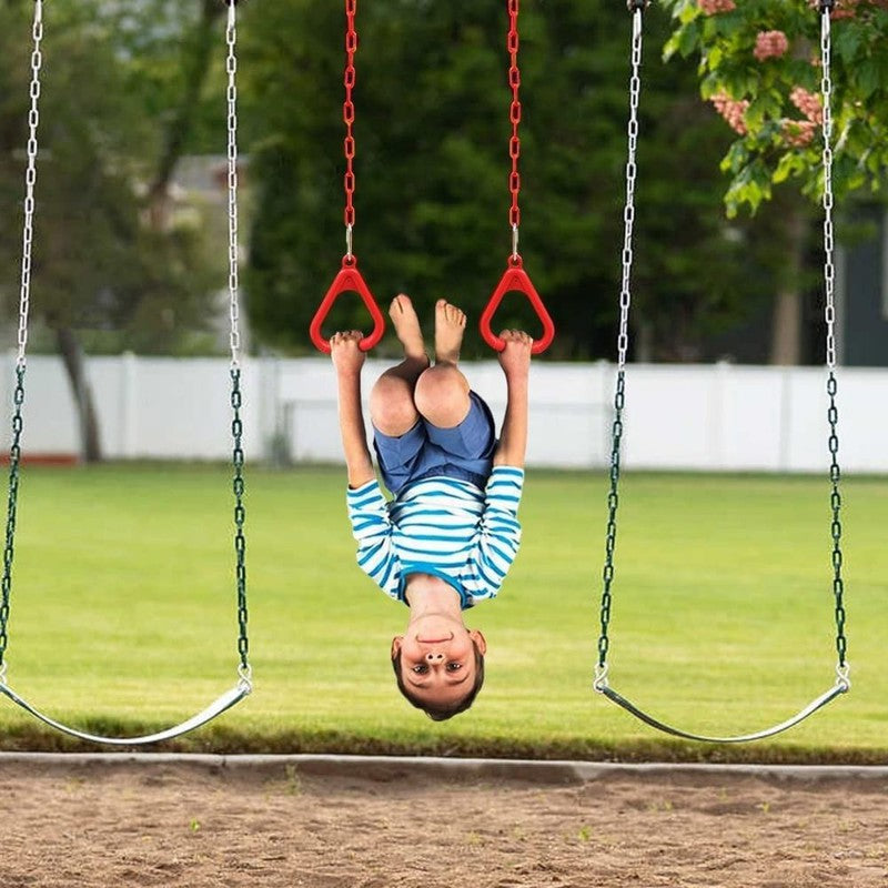 Gym Trapeze Ring with Chain Set for Kids