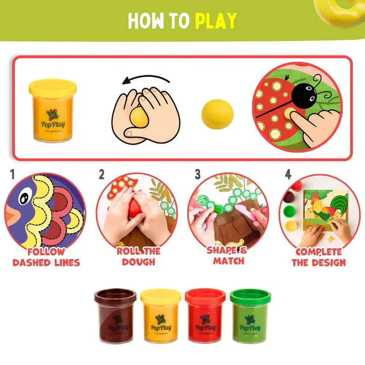 PepPlay Dough & Learn Wild Wonders | Creative Dough Play & Learning