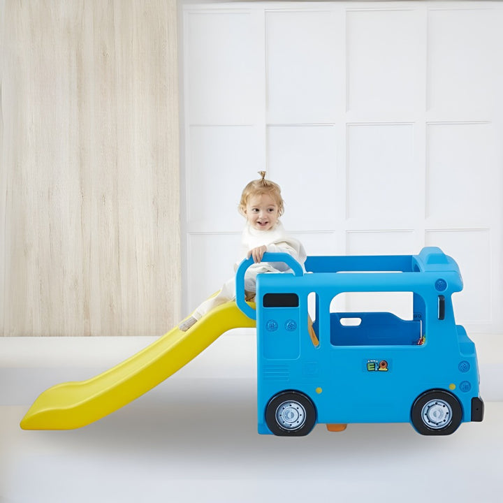 YAYA Blue Compact Bus Slide (1-6 Years)