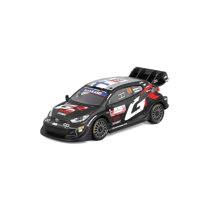 Bburago Original Toyota GR Yaris Rally 1 Hybrid Licensed Diecast Car | 1:43 Scale (14 Years till Grown Ups)