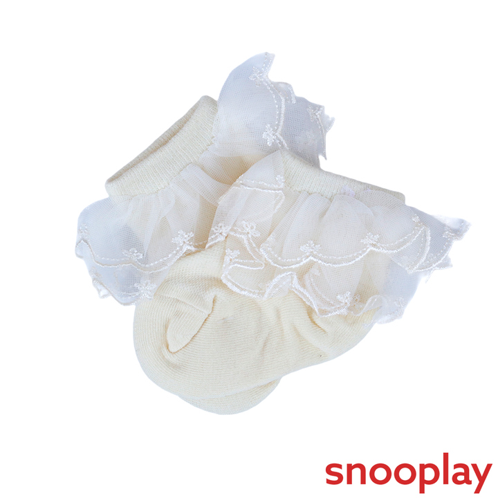 Baby Doe Pack of 5 Lace Socks - Cotton