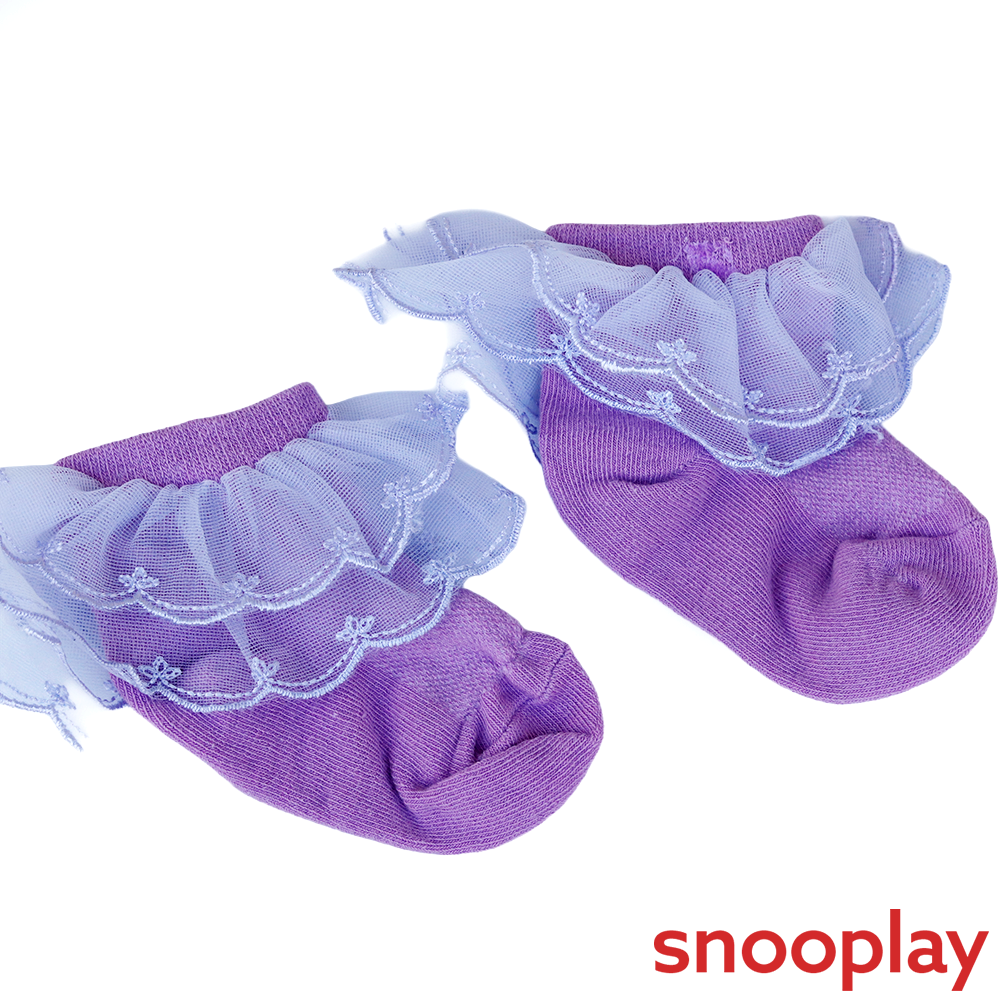 Baby Doe Pack of 5 Lace Socks - Cotton