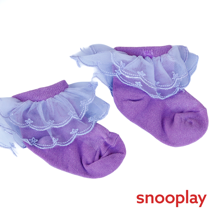 Baby Doe Pack of 5 Lace Socks - Cotton