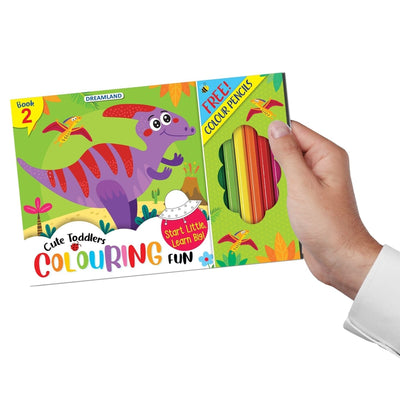 Cute Toddlers Colouring Fun Book - 2