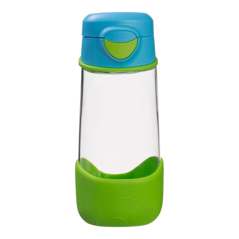 Tritan Sport Spout Drink Bottle 450ml Ocean Breeze Blue Green