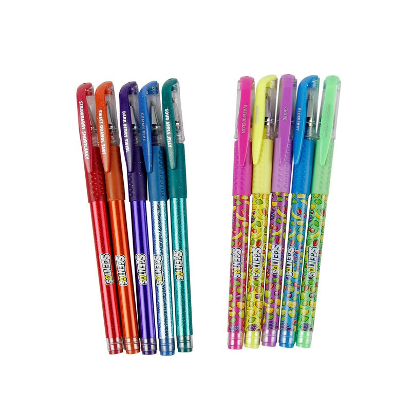 Scentos Scented 5 Gel Pens (Neon & Metallic)