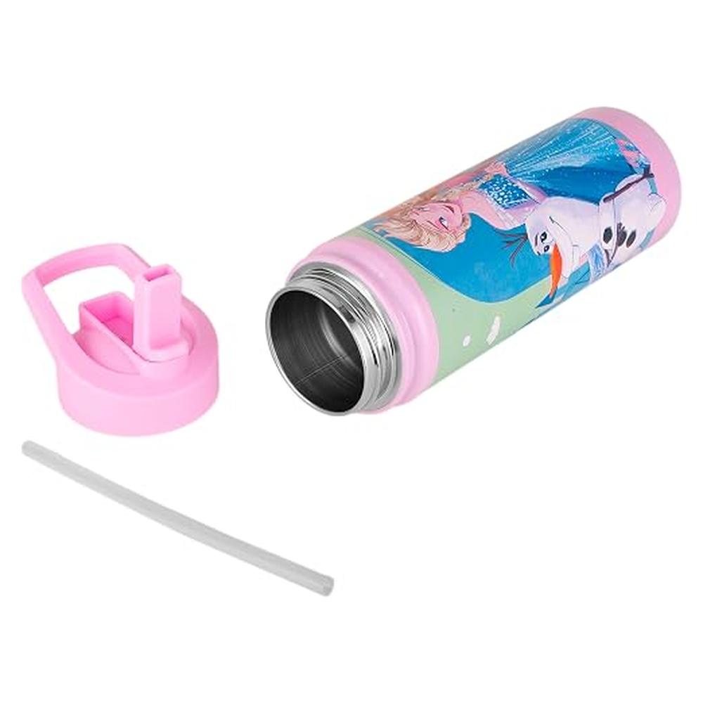 Licensed Disney Frozen “Not Your Ordinary Sisters” Sipper Water Bottle for Kids | 600 ml | Stylish & Portable Bottle