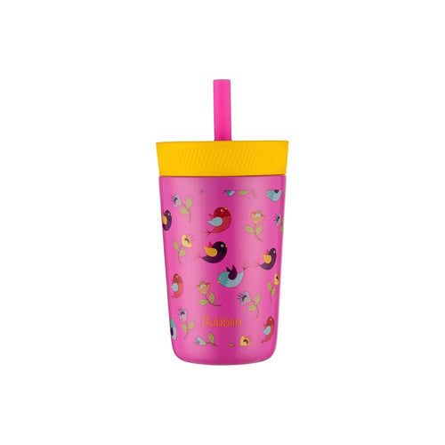 Dubblin Passion Stainless Steel Water Sipper - 350ml |Keeps Water Hot & Cold - Pink