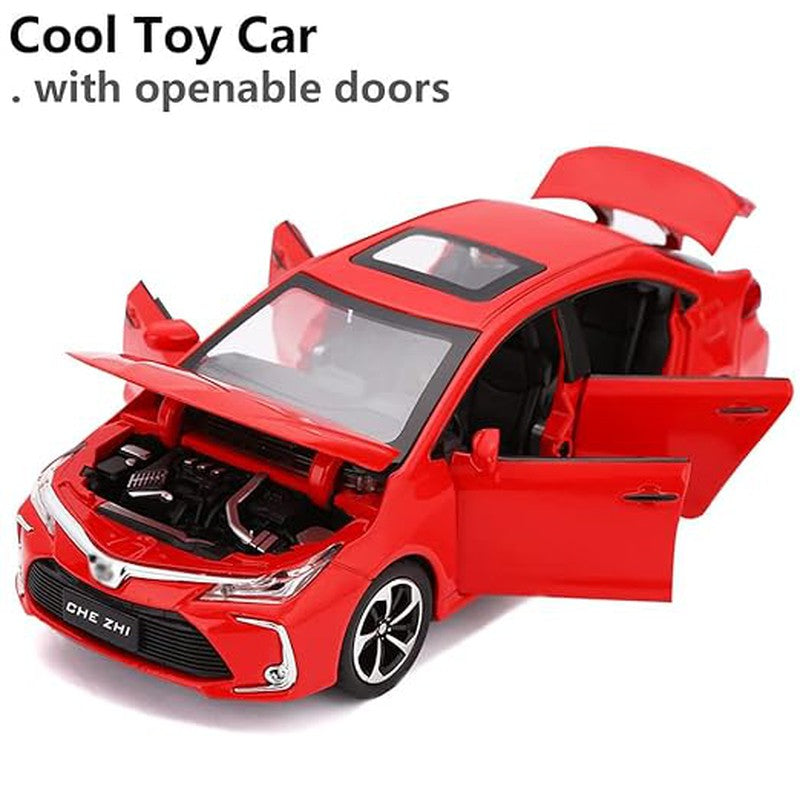 Resembling 1:32 Diecast Metal Car Model Corolla Toy Car