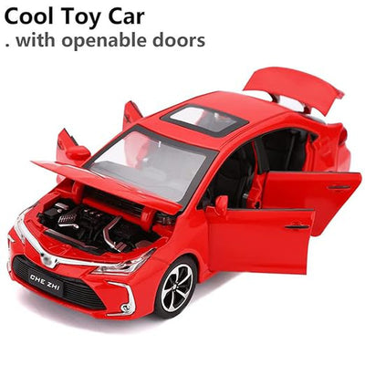 Resembling 1:32 Diecast Metal Car Model Corolla Toy Car