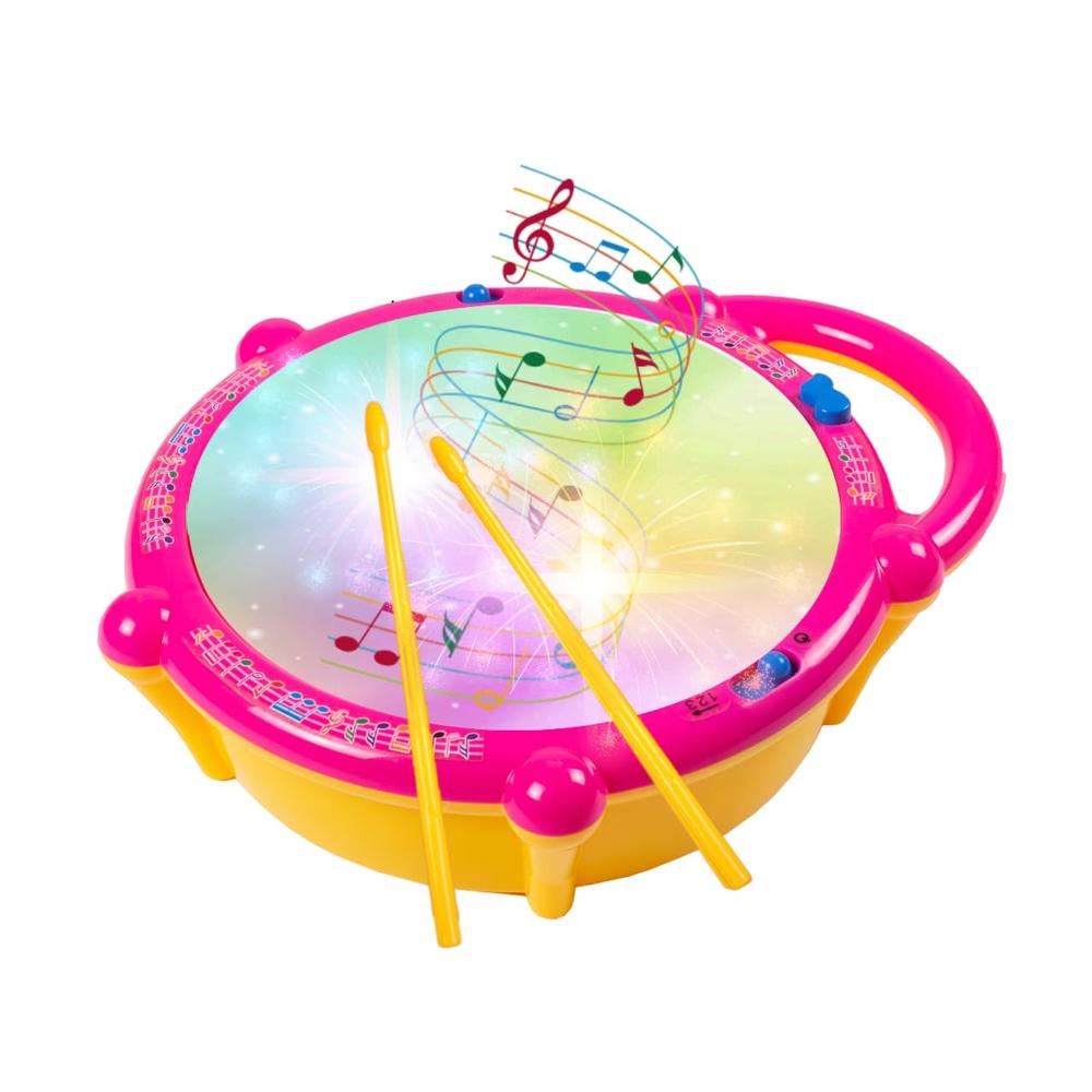 KV Toys Flash Drum Toy | Lights & Sounds Interactive Musical Drum