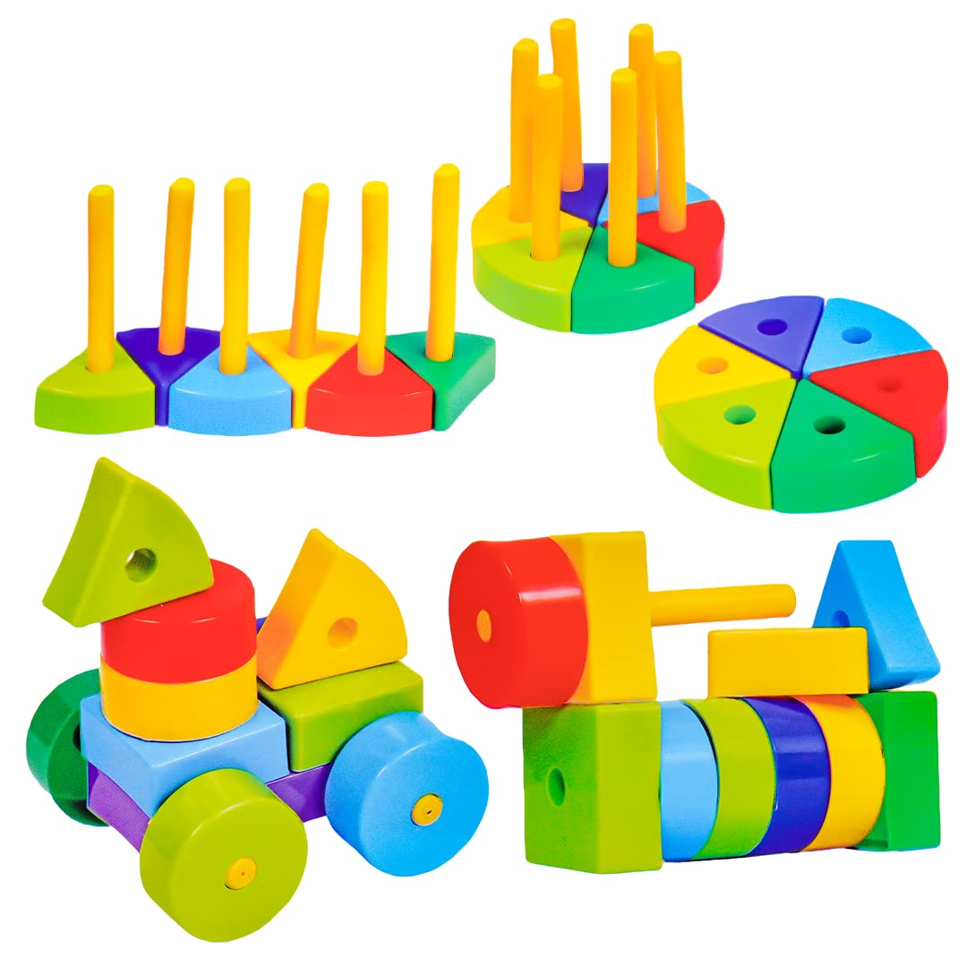 Ratna's Educational Active Blocks - Jumbo | Building Block Toys for Kids