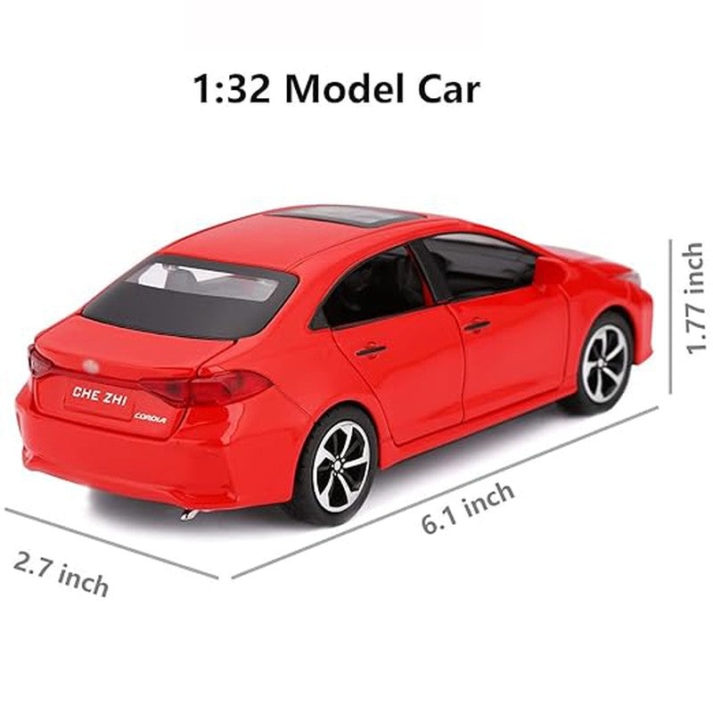 Resembling 1:32 Diecast Metal Car Model Corolla Toy Car