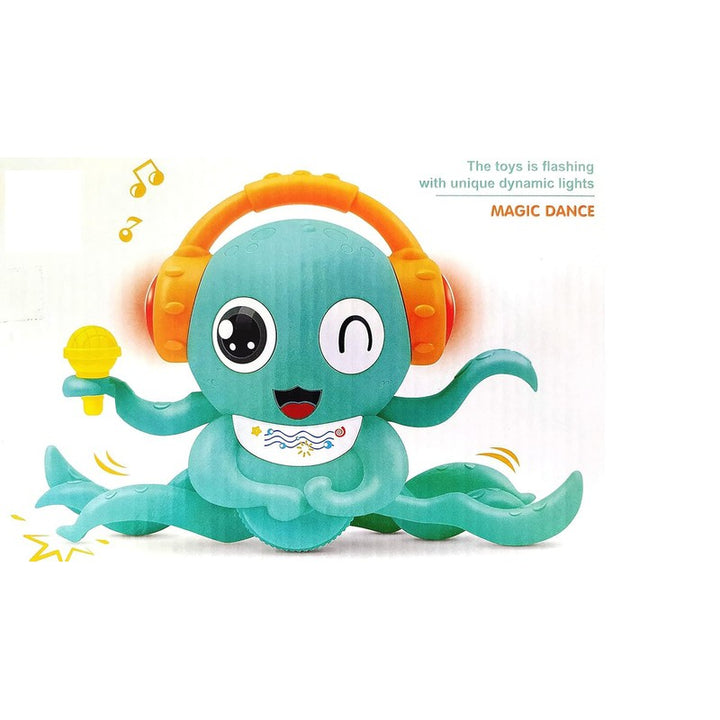 Octopus Crawling Toy with Music and LED Light