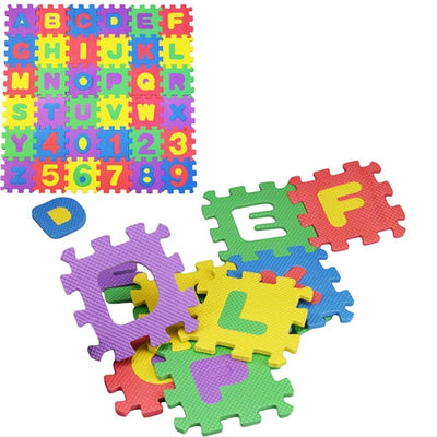 36 Pieces Mini Puzzle Foam Mat