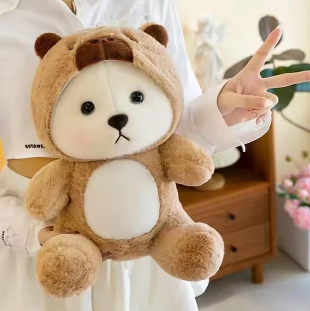 CuddleNest Teddy Bear Plush Toy Soft Stuffed Animal - 25 cm (Brown)