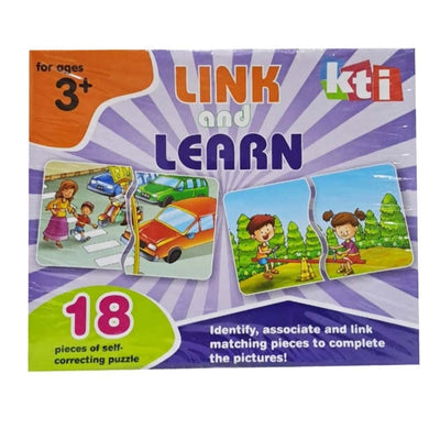 Link and Learn | Fun Educational Board Game (18 Puzzles)