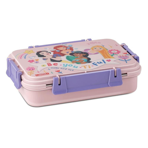 Jaypee Disney Princess Insulated Lunch Box - 3  Cavity Lunch Box - 625ml | Toon Box 3 - Pink