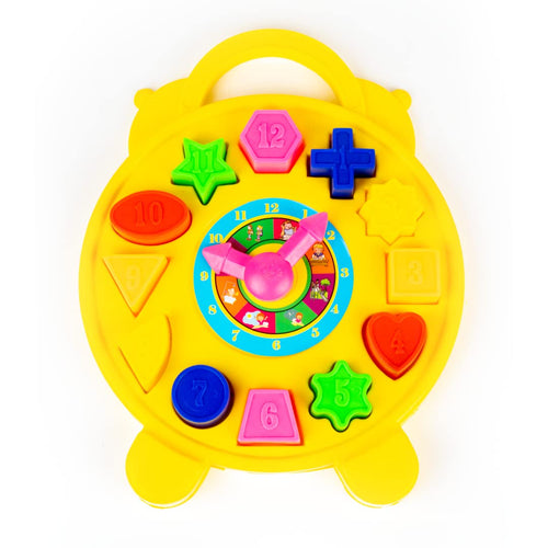 Ratna's Educational 2 in 1 Puzzle Clock | Shapes for Kids to Learn timings