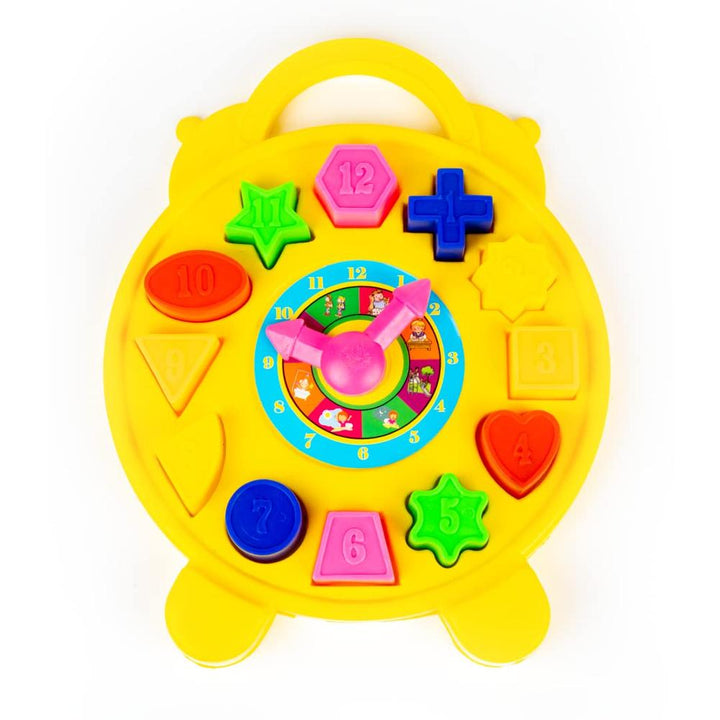 Ratna's Educational 2 in 1 Puzzle Clock | Shapes for Kids to Learn timings